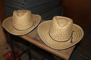 lot 771 image: Lot of (2) Straw Hats