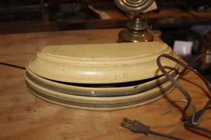 lot 791 image: Vintage 12 Steel Electric Light