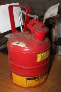 lot 756 image: Justrite Metal Safety Can