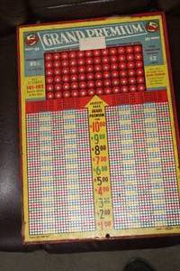 lot 1022 image: Grand Premium Punch Board Game