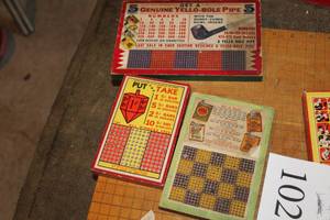 lot 1026 image: Lot of (3) Punch Board Game