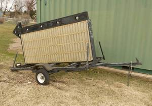 OUTDOOR SIGN TOW BEHIND on trailer, comes with Letters