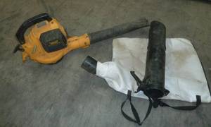 Poulan leaf blower - has compression