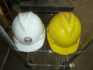 2 hard hats