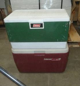 Two nice Coleman coolers
