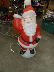 about a 3 ft tall light up santa
