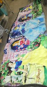 Disney Princess banner 12ft x 54 tall in Poor condition