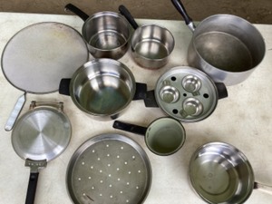 Lot of pots and pans