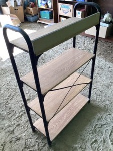 Shelf - metal and wood