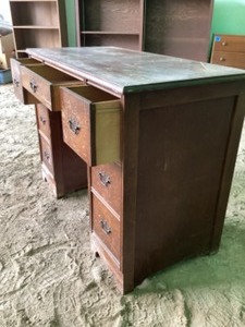 Vintage 7 drawer desk