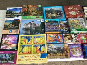 Lot of puzzles and games