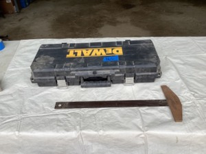 Dewalt sawzall case with new 18v charger - DC9310