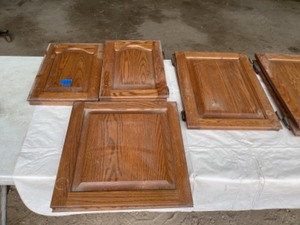 Misc oak cabinet doors