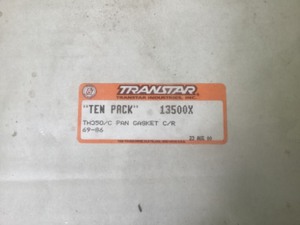 Tranny filters, tank heater, sill seal