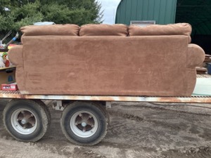 Brown couch