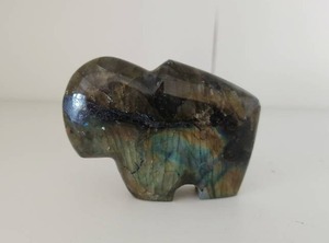 lot 110 image: Native American Fetish Hand Carved Buffalo