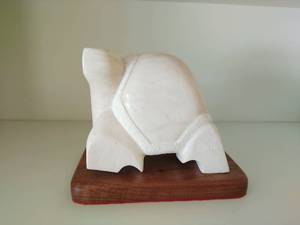 lot 117 image: Hand Carved Stone Turtle