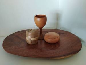 lot 141 image: Collection Of Wood Dcor