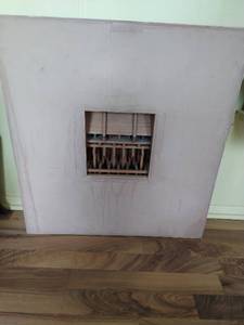 lot 145 image: Homemade Wood Wall Hanging Art