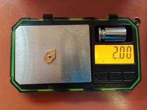 lot 16 image: 10k Gold Pin by LGB