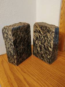 lot 65 image: Two Granite Bookends