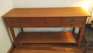 lot 73 image: Hallway Table Cabinet