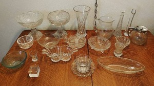 lot 89 image: Collection of Crystal and Glass Items