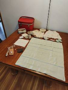 lot 90 image: Vintage Baby Clothing & Keepsake Items