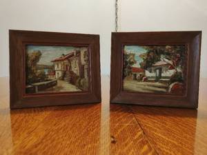 lot 95 image: Two Framed Paintings