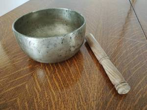 lot 220 image: Singing Bowl with Mallet