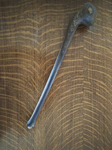 lot 36 image: Hand Carved Tribal War Club Knobkerrie