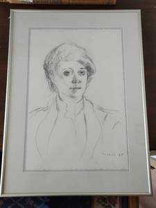 lot 293 image: Framed Original Portrait
