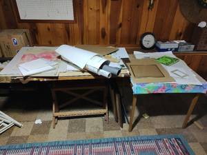 lot 456 image: Collection of Art Supplies, Framing Supplies, Posters, & More