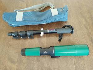 lot 255 image: Telescope with Monopod and Carrying Case