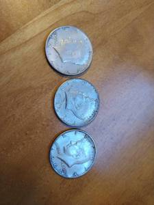 lot 195 image: Silver Half Dollars