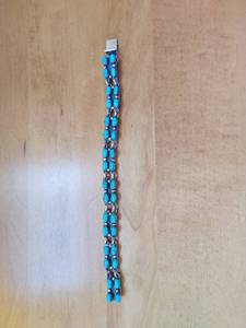 lot 190 image: Sterling & Turquoise Bracelet