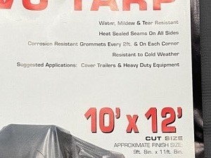 (1) New Yardworks 10x12 Heavy Dut...
