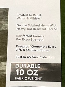 (1) New Yardworks 8x10 Heavy Duty...