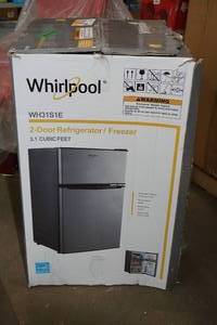 lot 69 image: Whirlpool WH31S1E 2 Door Refrigerator Freezer