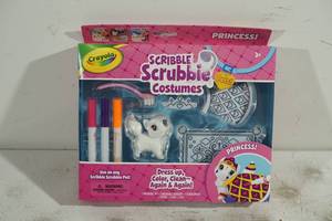 lot 110 image: NEW Crayola Scribble Srubbie Costumes Princess Craft Set