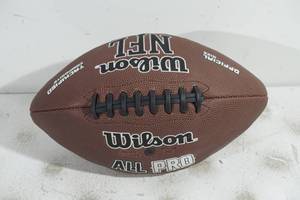 lot 126 image: NEW Wilson All Pro Official NFL Size Football