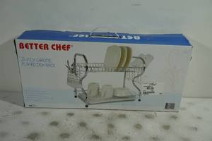 lot 38 image: NEW Better Chef 22 Inch Dish Drying Rack
