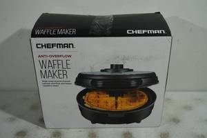 lot 39 image: NEW Chefman Belgain Waffle Maker