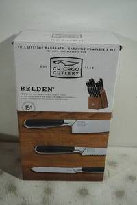 lot 1 image: Chicago Cutlery Belden 15 Piece Knife Set