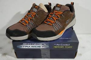 lot 173 image: NEW Skechers After Burn Extra Wide Fit Shoes - Mens 12