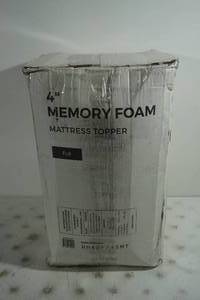 lot 55 image: Linen Spa 4 Memory Foam Mattress Topper - Full