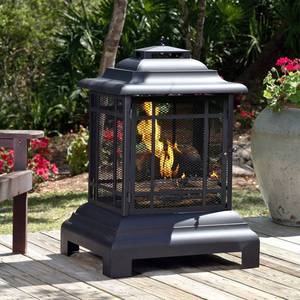 lot 44 image: Fire Sense Rectangle Pagoda Patio Fireplace