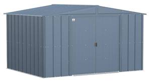 lot 66 image: Arrow Classic 10 x 8 Blue Metal Shed