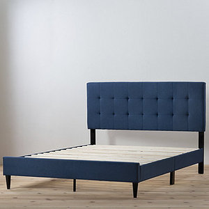 lot 216 image: Tara Upholstered Platform Bed Frame - Full