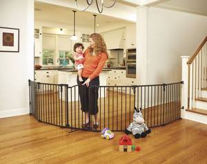 lot 222 image: ToddleRoo 3 in 1 Arched Door Metal Superyard